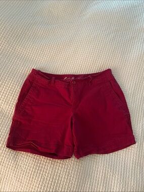 Eddie Bauer Heritage Wash Magenta Shorts